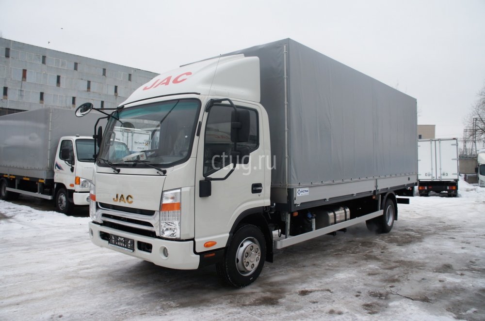 JAC N90 бортовой с тентом