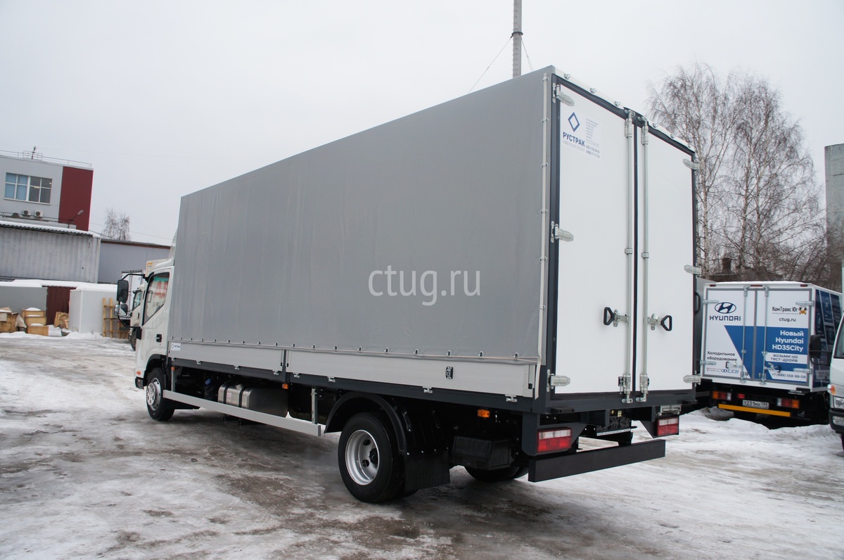 JAC N90 бортовой с тентом